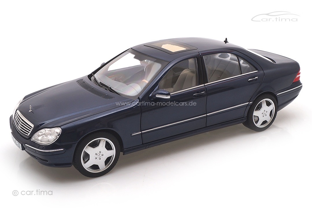 Mercedes-Benz S55 (W220) AMG 2000 blau met. Norev 1:18 183817