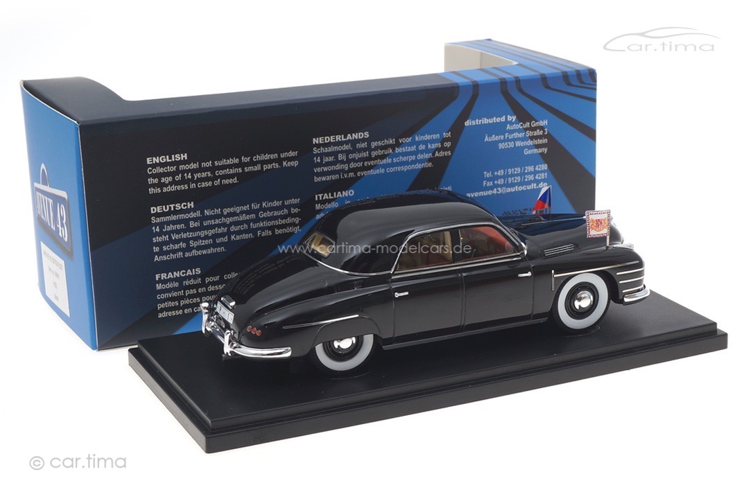 Skoda VOS schwarz Avenue43 1:43 60061