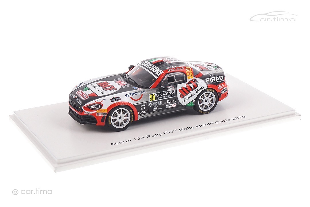 Abarth 124 Rally RGT Rallye Monte Carlo 2019 Brazzoli/Fenoli Spark 1:43 S5988
