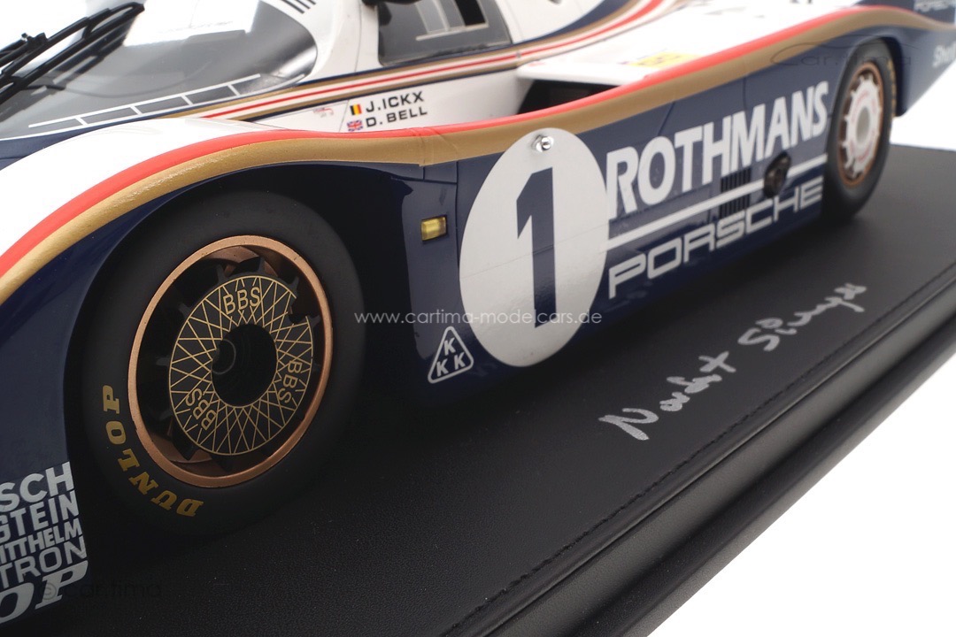 Porsche 956 Winner 24h Le Mans 1982 Originalsignatur Norbert Singer 1:12 CAC01223001