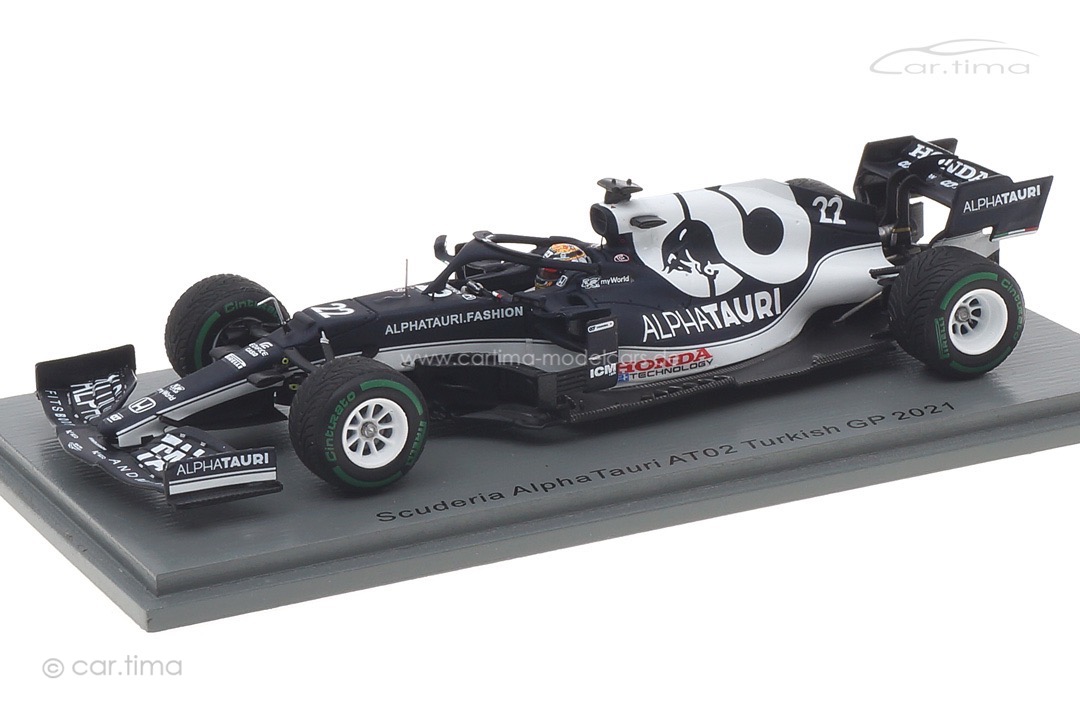 AlphaTauri AT02 GP Türkei 2021 Yuki Tsunoda Spark 1:43 S7699