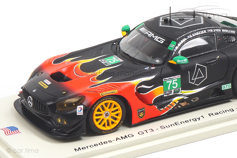 Mercedes-AMG GT3 Petit Le Mans 2017 Habul/von Moltke/Vautier Spark 1:43 US034