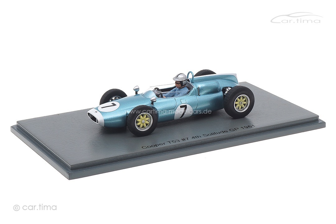 Cooper T53 GP Solitude 1961 Bruce McLaren Spark 1:43 S8066