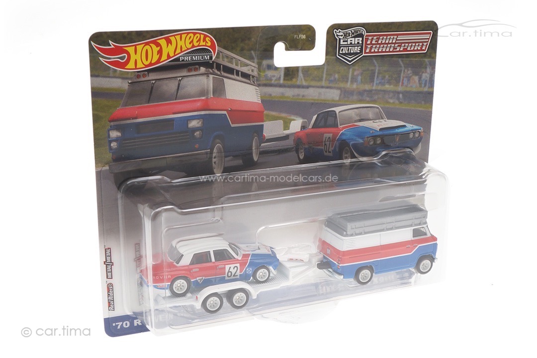 Team Transport Rover P6 Group 2 1970/HW Rally Hauler #55 Real Riders Hot Wheels 1:64 FLF56-HKF45