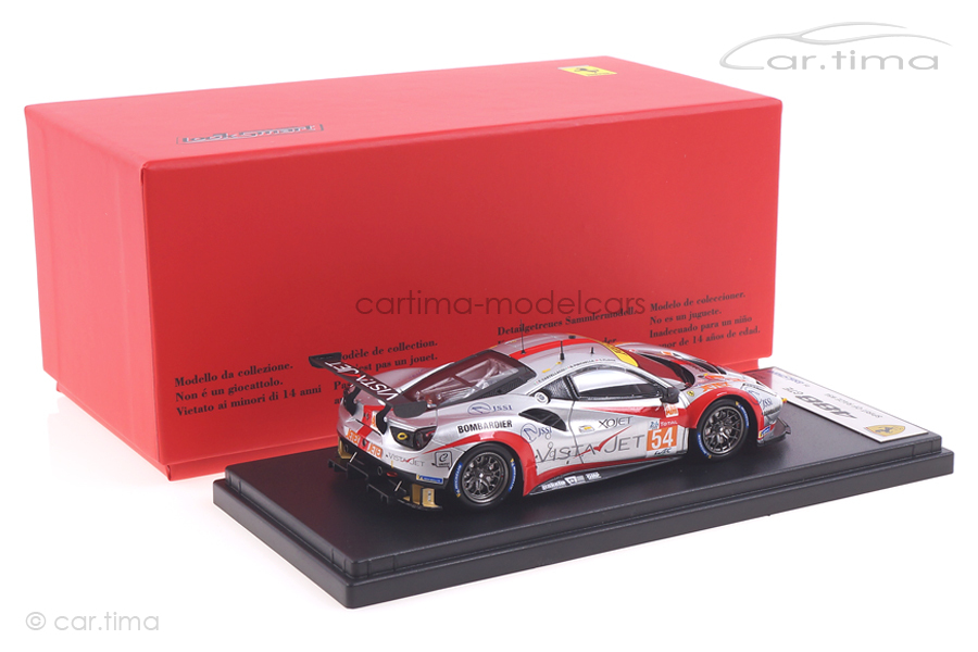 Ferrari 488 GTE 24h Le Mans 2019 Fisichella/Flohr/Castellacci LookSmart 1:43 LSLM094