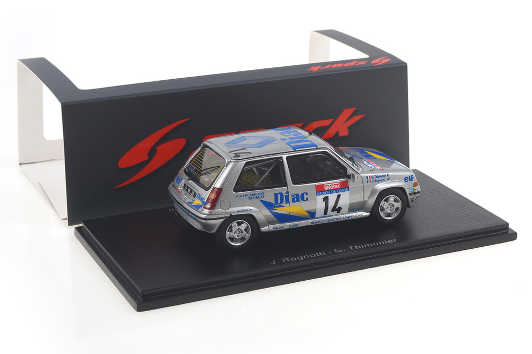 Renault 5 GT Turbo Tour de Corse 1990 Ragnotti/Thimonier Spark 1:43 S5556