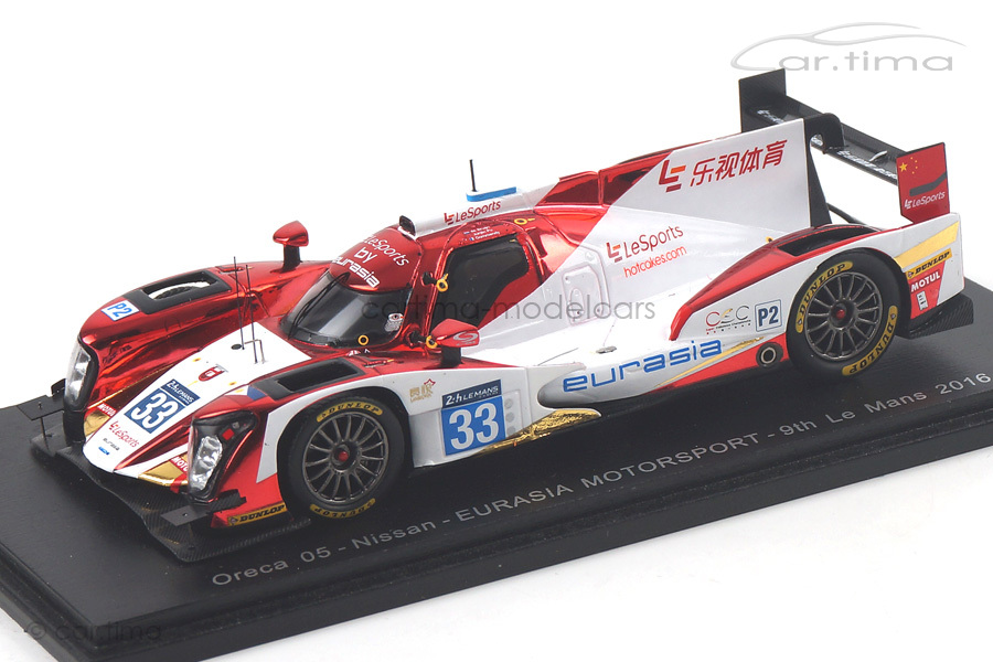 Oreca 05-Nissan 24h Le Mans 2016 De Bruijn/Gommendy/Junjin Spark 1:43 S5116