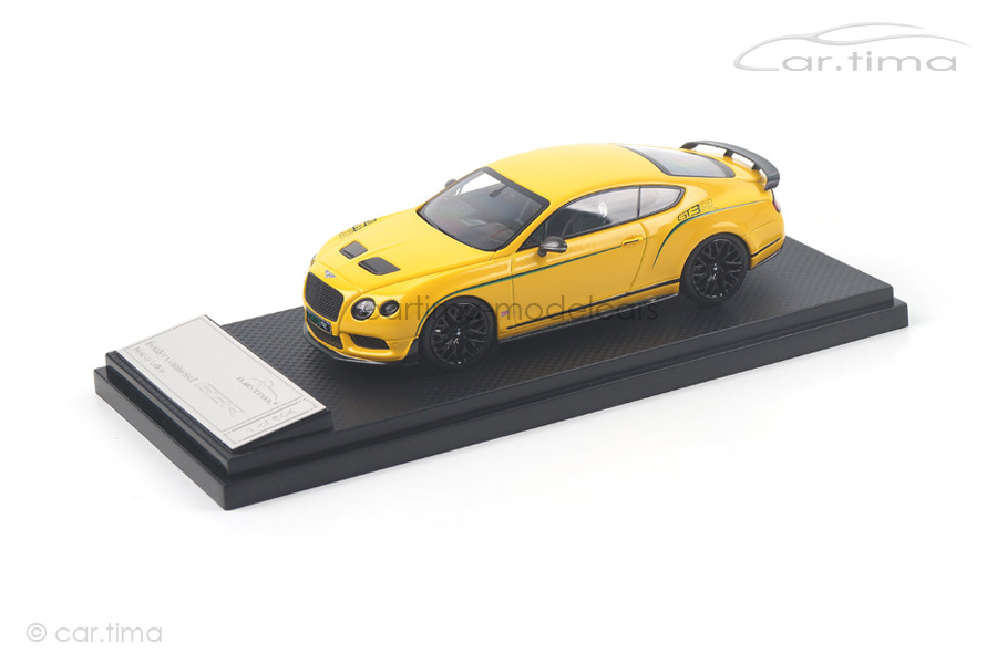 Bentley GT3-R Monaco yellow Exclusive China Almost Real 1:43 430404