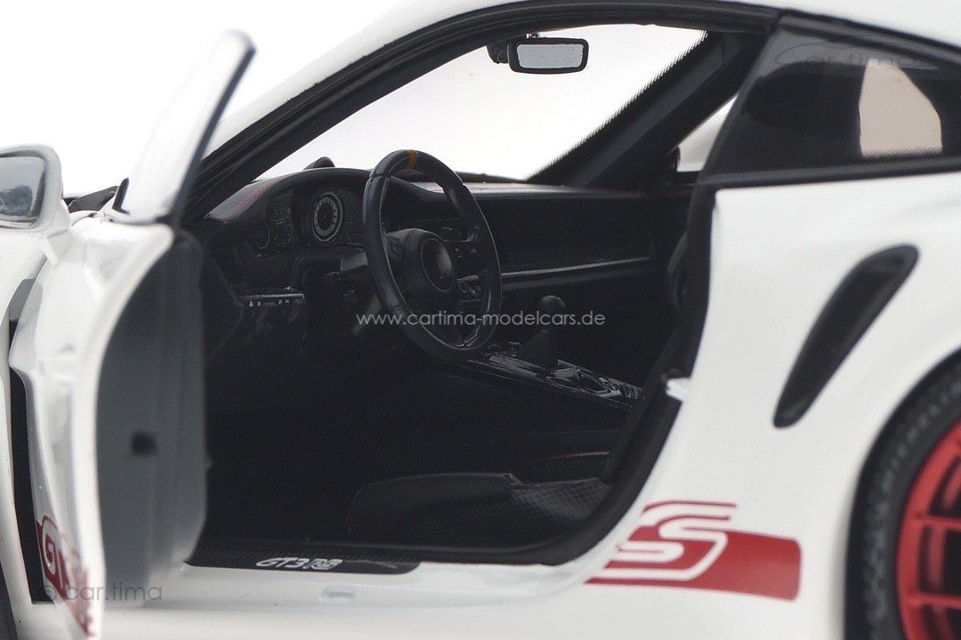 Porsche 911 (992) GT3 RS Weiß/Pyrorot Minichamps 1:18 113062028