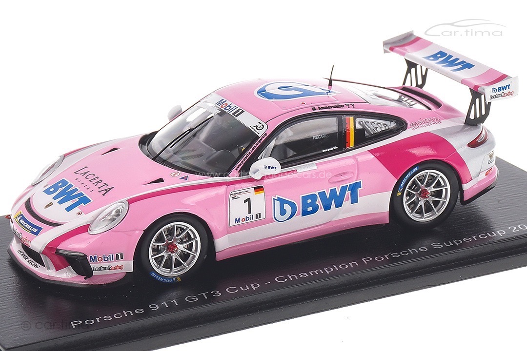 Porsche 911 GT3 Cup Champion Porsche Supercup 2018 Michael Ammermüller Spark 1:43 S8500