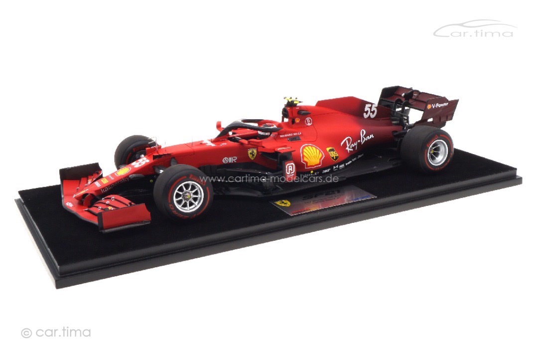 Ferrari SF21 Monaco GP 2021 Carlos Sainz Jr. Looksmart 1:18 LS18F1037