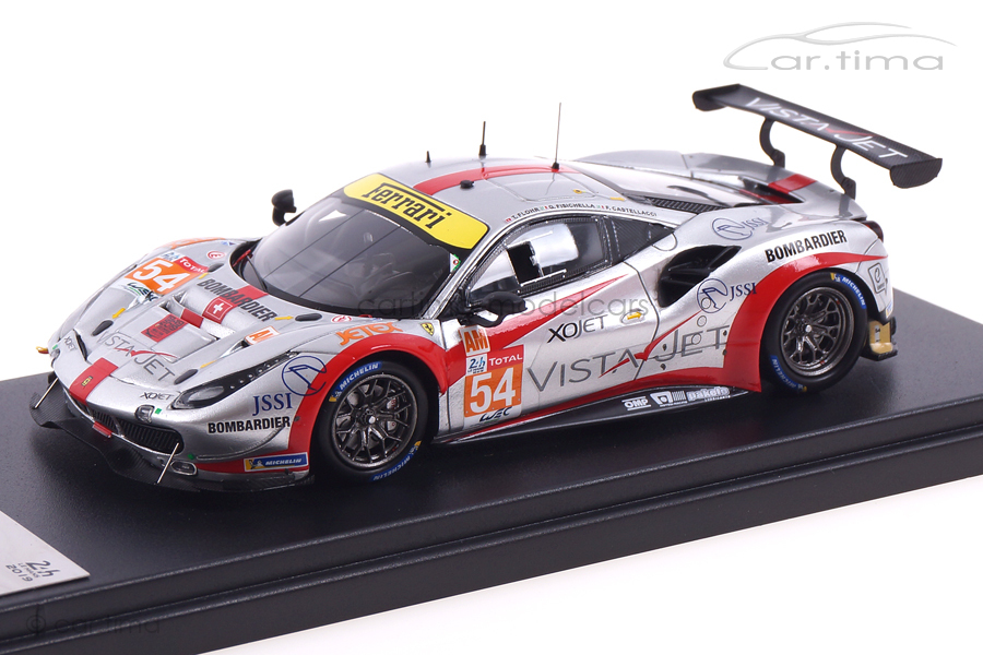Ferrari 488 GTE 24h Le Mans 2019 Fisichella/Flohr/Castellacci LookSmart 1:43 LSLM094