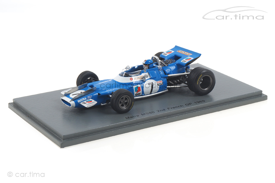 Matra MS80 GP Frankreich 1969 Jean-Pierre Beltoise Spark 1:43 S7193