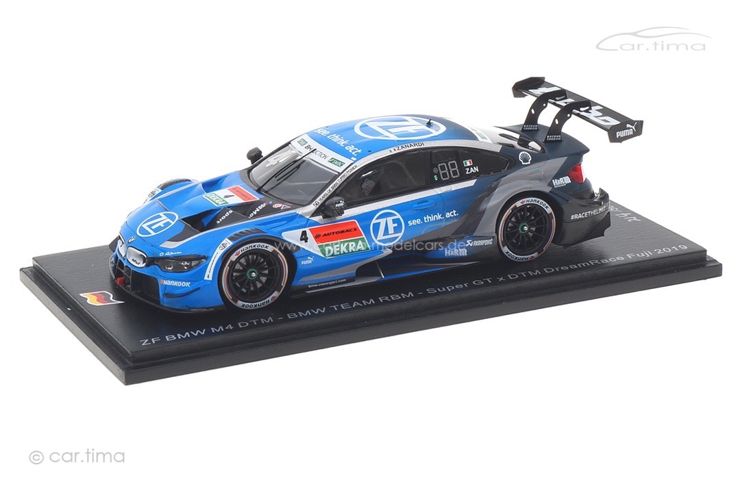BMW M4 DTM Super GT x DTM Dream Race Fuji 2019 Alessandro Zanardi Spark 1:43 SG644