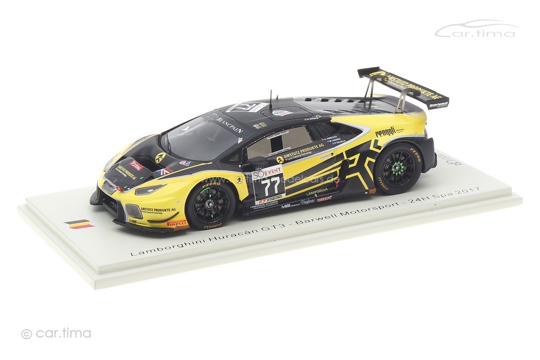 Lamborghini Huracán GT3 24h Spa 2017 Amstutz/Kodric/Kujala/Gavin Spark 1:43 SB301