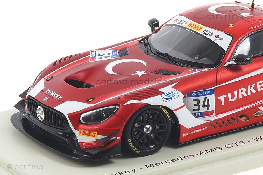Mercedes-AMG GT3 Winner Bahrain 2018 Güven/Yoluc Spark 1:43 S6300
