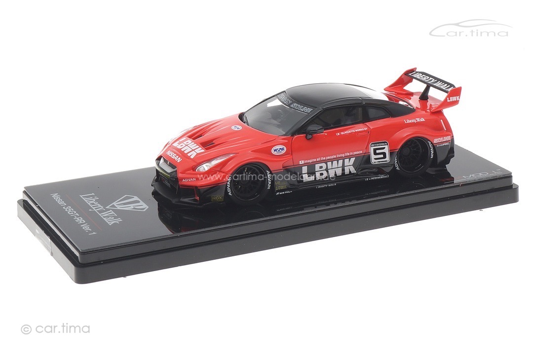 Nissan 35GT-RR LB-Silhouette Works GT Ver.1 rot/schwarz TSM 1:43 TSMV0011