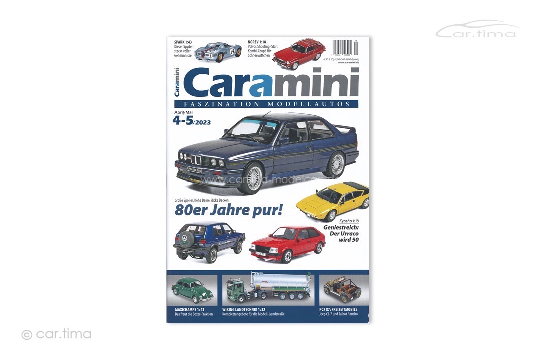 Zeitschrift/Magazine caramini Faszination Modellautos 04-05/2023 Expromo Verlag