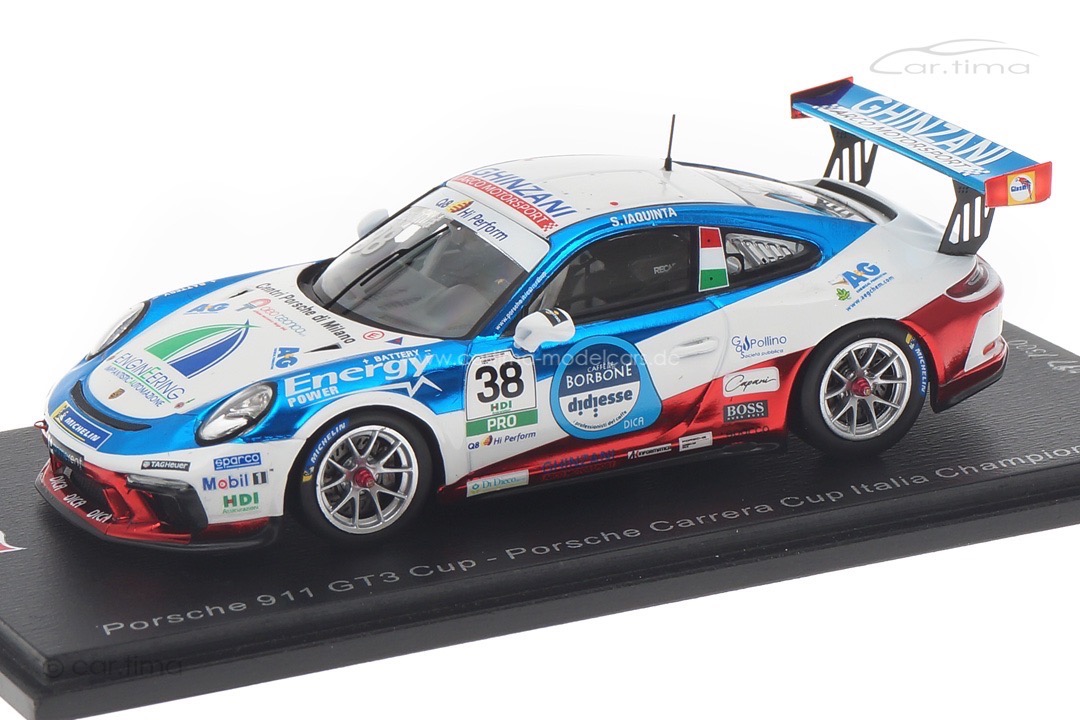 Porsche 911 GT3 Cup Porsche Carrera Cup Italia Champion 2020 Simone Iaquinta Spark 1:43 SI015