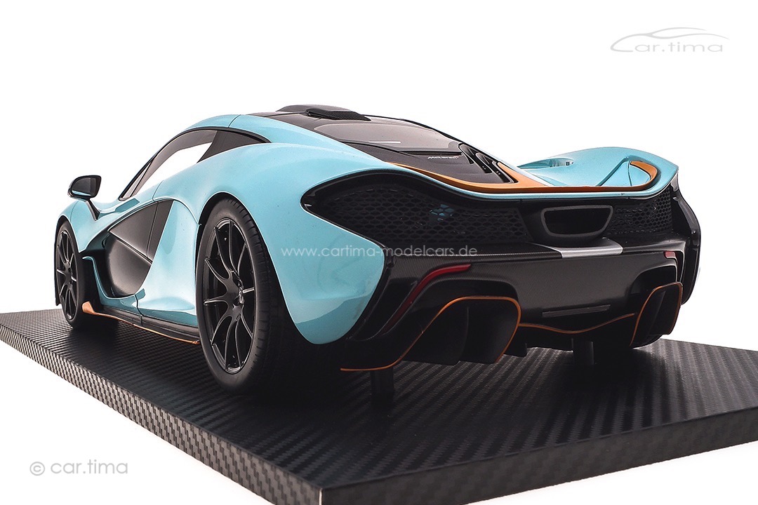 McLaren P1 Gulfblau/orange TSM 1:12 TSM161203