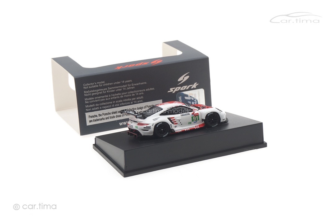 Porsche 911 RSR-19 LMGTE Pro class 24h Le Mans 2020 Bruni/ Lietz/Makowiecki Spark 1:87 87S158