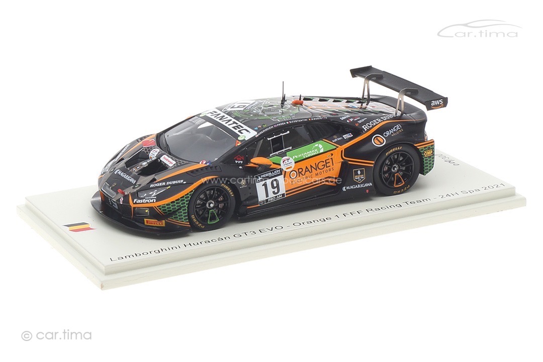 Lamborghini Huracán GT3 Evo 24h Spa 2021 Baguette/Hamaguchi/Costantini/Keen Spark 1:43 SB472