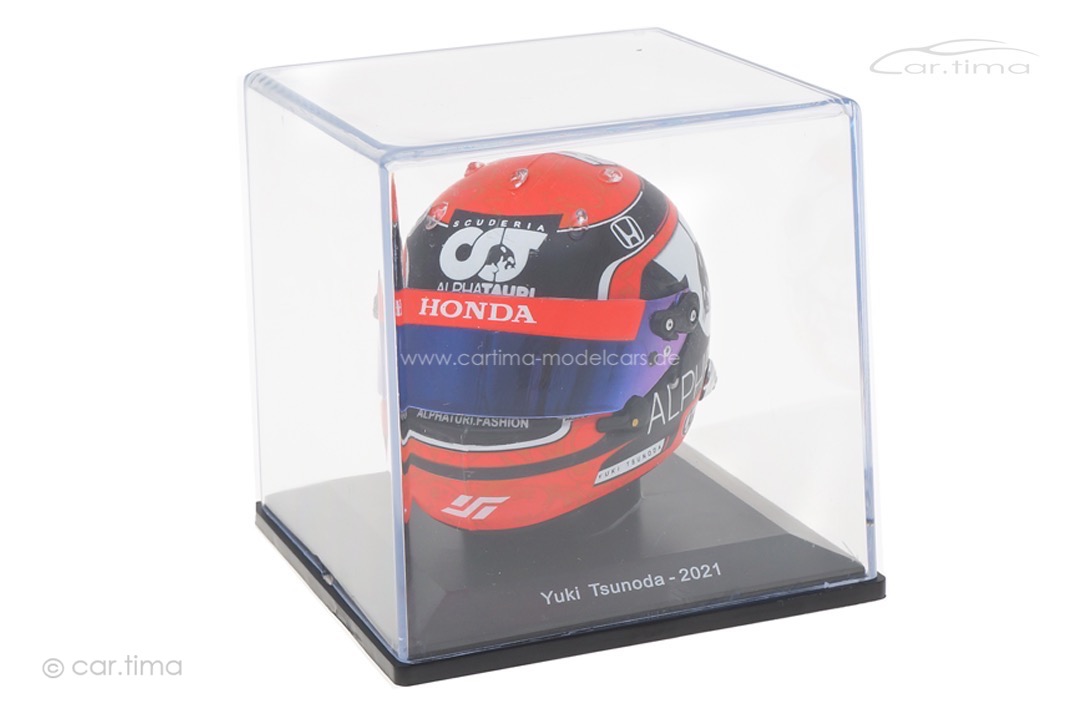 Helm/Helmet Yuki Tsunoda AlphaTauri 2021 Spark 1:5 5HF057