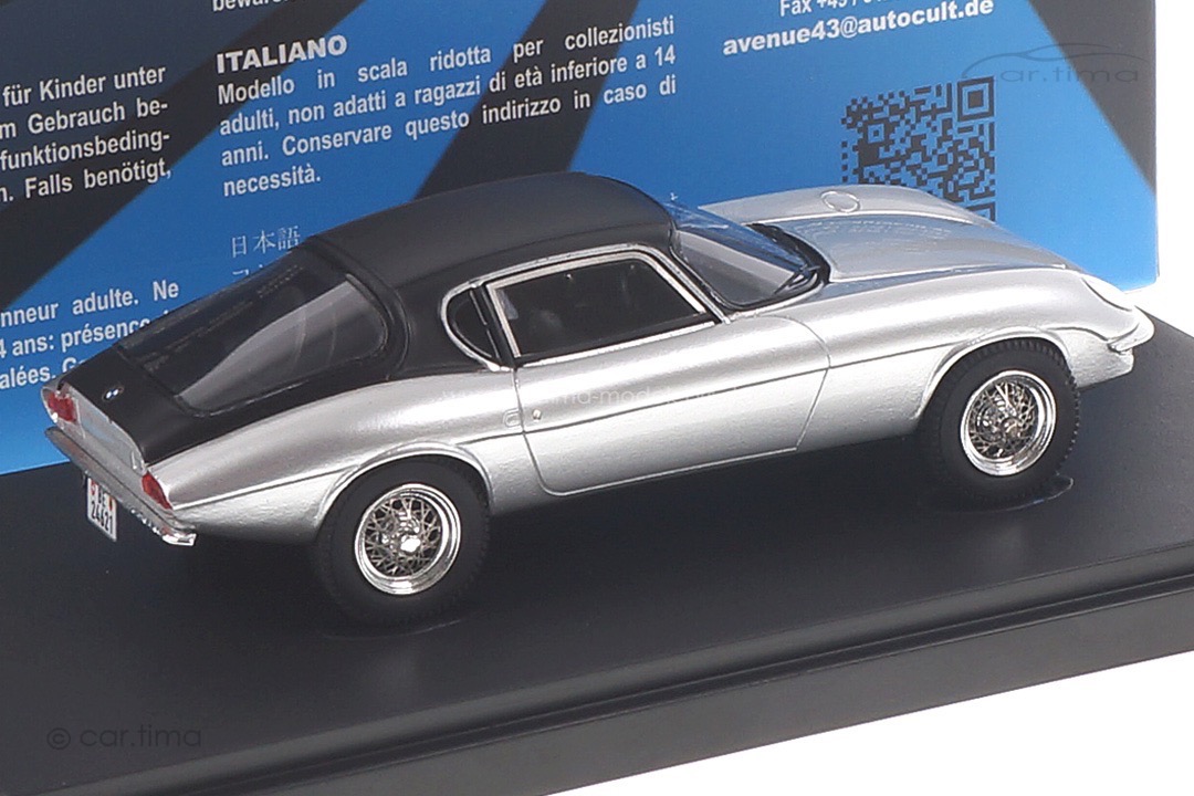 BMW Hurrican silber/schwarz Avenue43 1:43 60064