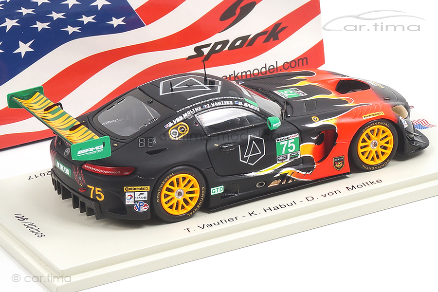 Mercedes-AMG GT3 Petit Le Mans 2017 Habul/von Moltke/Vautier Spark 1:43 US034