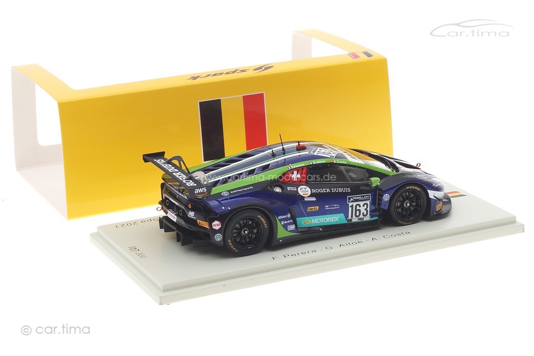 Lamborghini Huracán GT3 Evo 24h Spa 2021 Altoè/Perera/Costa Spark 1:43 SB478