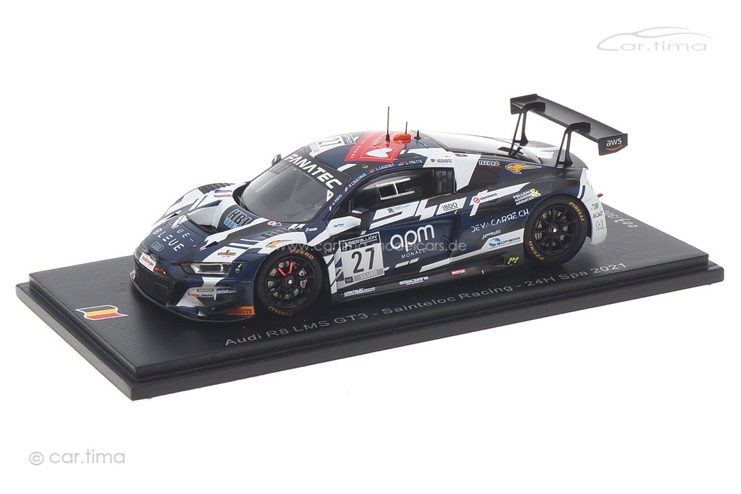 Audi R8 LMS GT3 24h Spa 2021 Cougnaud/Légeret/Prette/Panis Spark 1:43 SB454