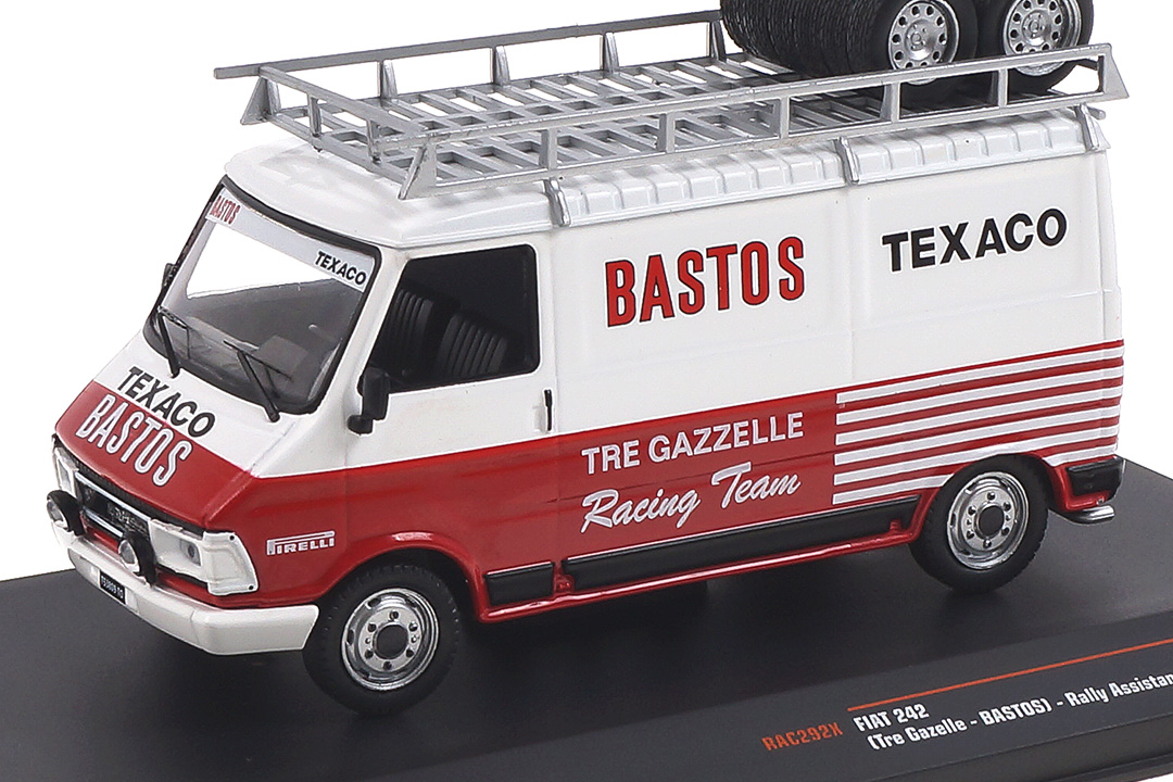 Fiat 242 Bastos Rally Assistance IXO 1:43 RAC292X