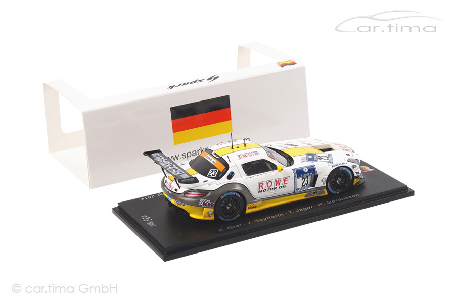Mercedes SLS AMG GT3 24h Nürburgring 2014 Graf/Seyffarth/Jäger Spark 1:43 SG145