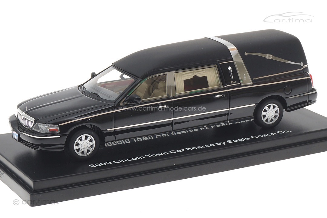 Lincoln Town Car Hearse by Eagle Coach Co. 2009 schwarz Esval Models 1:43 EMUS43022B
