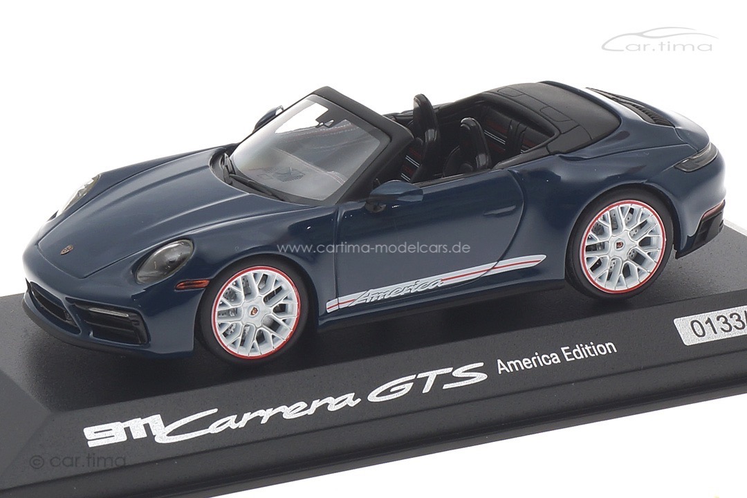 Porsche 911 (992) Carrera GTS Cabriolet America Edition Minichamps 1:43 WAP0201060PGTA