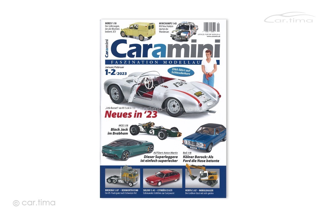 Zeitschrift / Magazine Caramini Faszination Modellautos 01-02/2023 Expromo Verlag