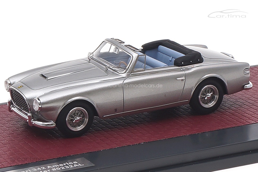 Ferrari 342 America Vignale Roadster silber Matrix 1:43 MX50604-162