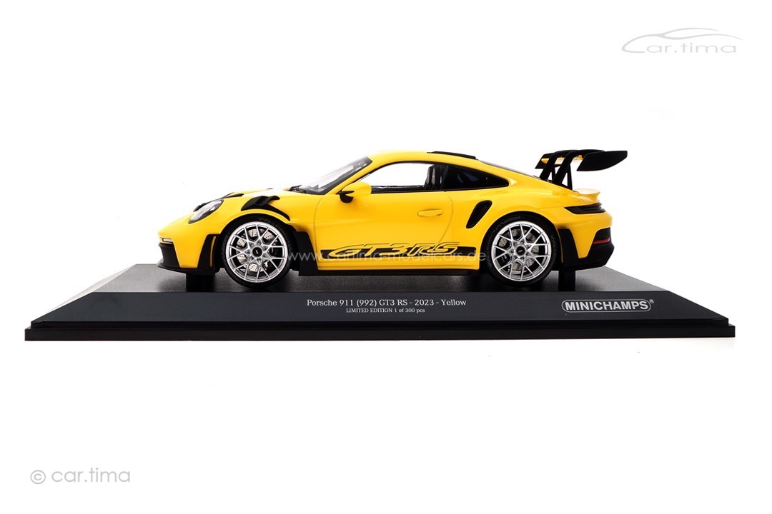 Porsche 911 (992) GT3 RS Racinggelb/Rad silber Minichamps 1:18 153062243