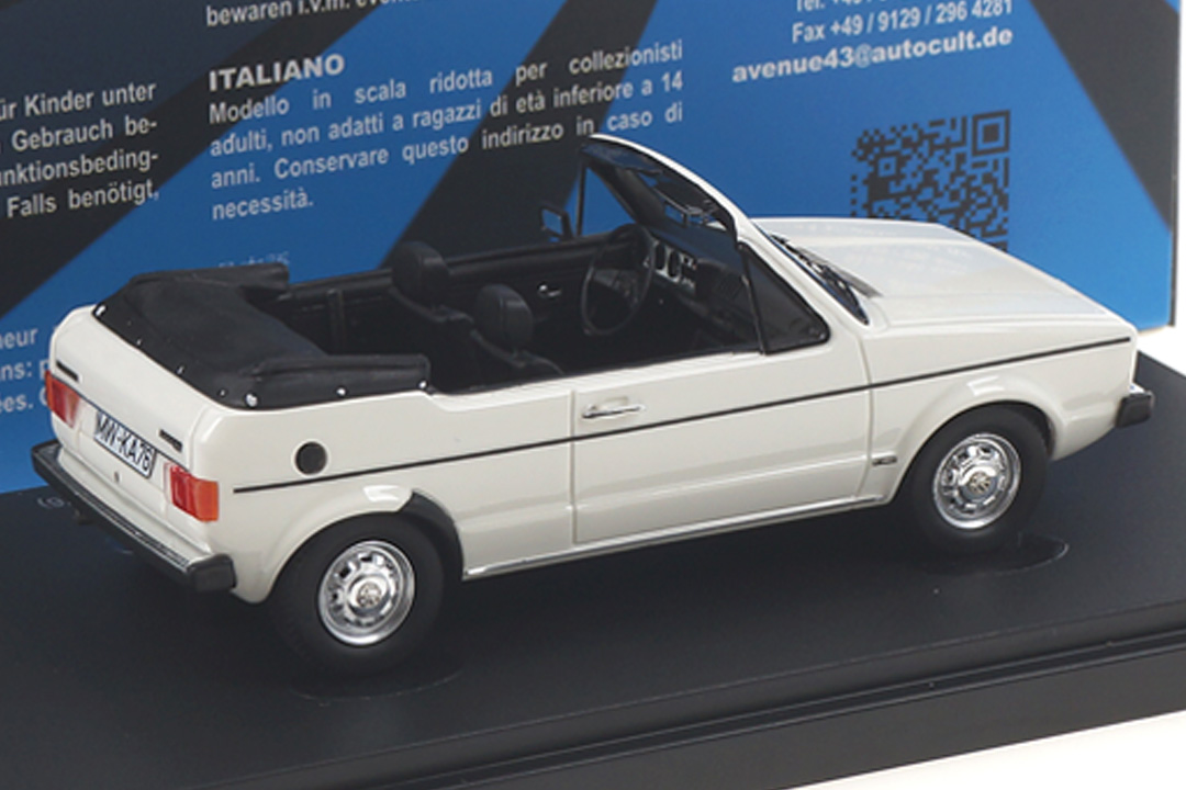 VW Golf Cabriolet Prototyp Avenue43 1:43 60054