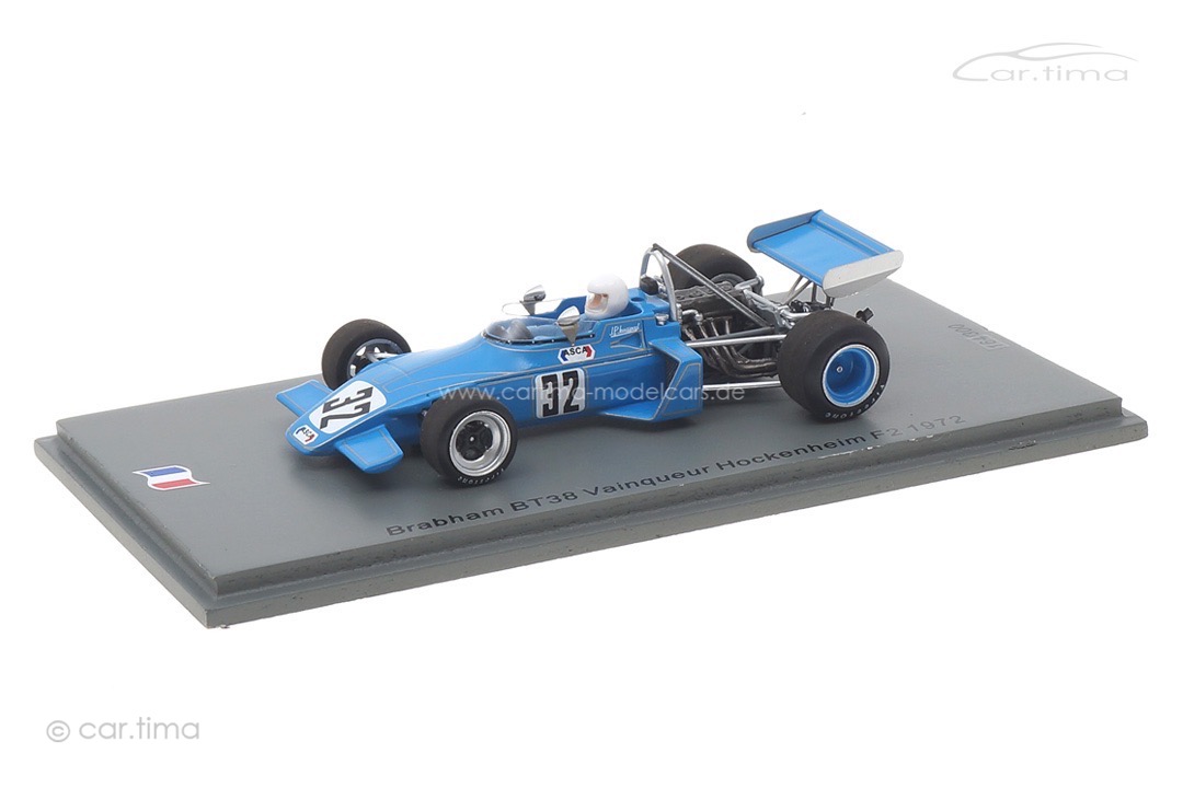 Brabham BT38 Vainqueur Hockenheim F2 1972 Jean-Pierre Jaussaud Spark 1:43 SF241