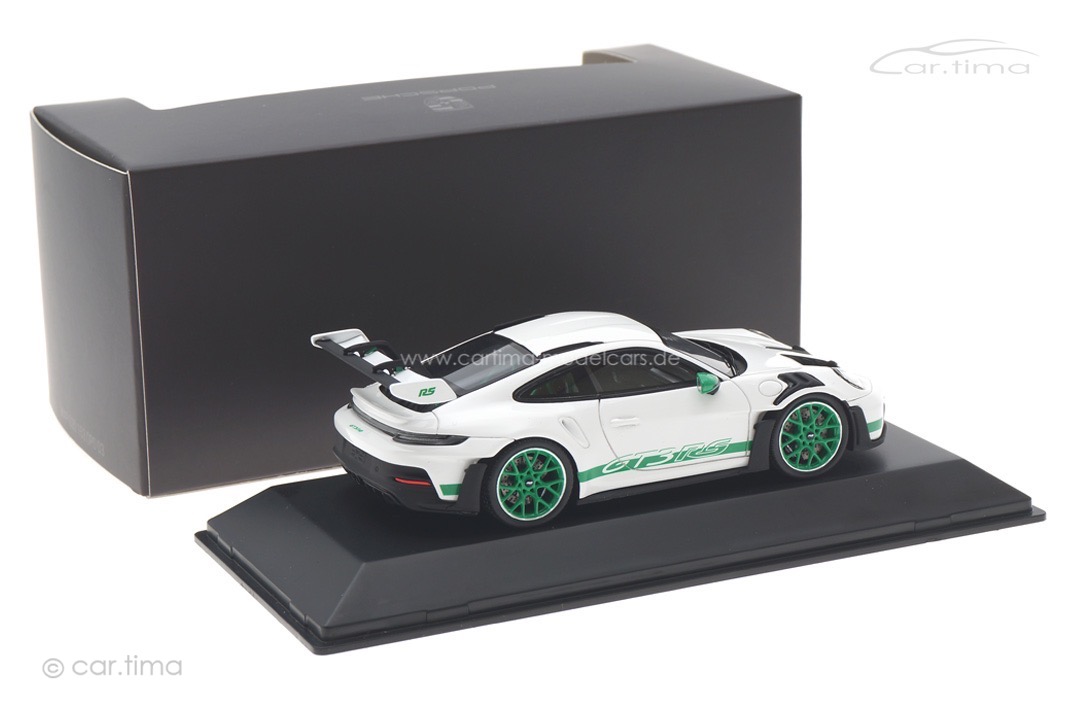 Porsche 911 (992) GT3 RS Weiß/grün Spark 1:43 WAP0201530P003