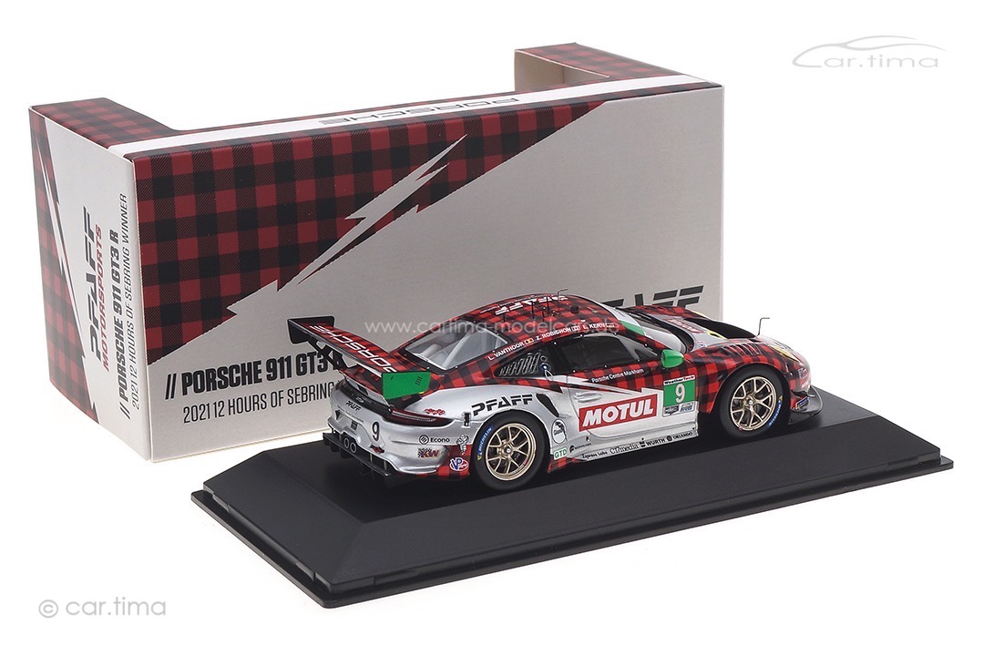 Porsche 911 GT3 R Winner GTD 12h Sebring 2021 Kern/Robichon/Vanthoor Spark 1:43 MAP02085221