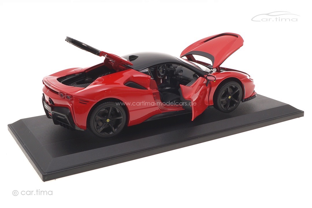 Ferrari SF90 Stradale Hybrid 1000hp 2019 rot Bburago 1:18 18-16015