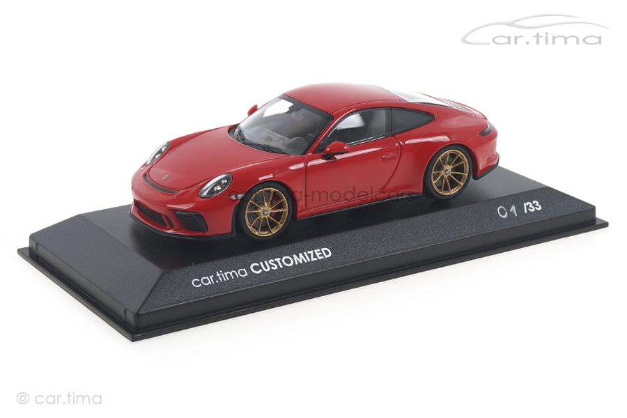 Porsche 911 (991 II) GT3 Touring Indischrot China Edition Minichamps car.tima CUSTOMIZED