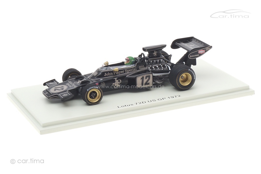 Lotus 72D GP USA 1972 Reine Wisell Spark 1:43 S7295