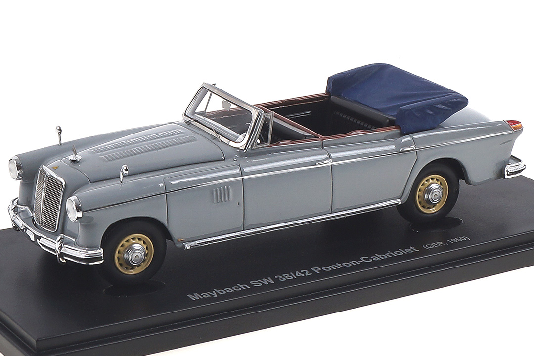Maybach SW 38/42 Ponton Convertible grau Avenue43 1:43 60042