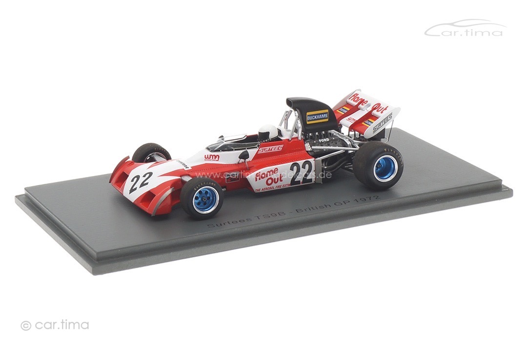 Surtees TS9B GP Großbritannien 1972 Tim Schenken Spark 1:43 S3995