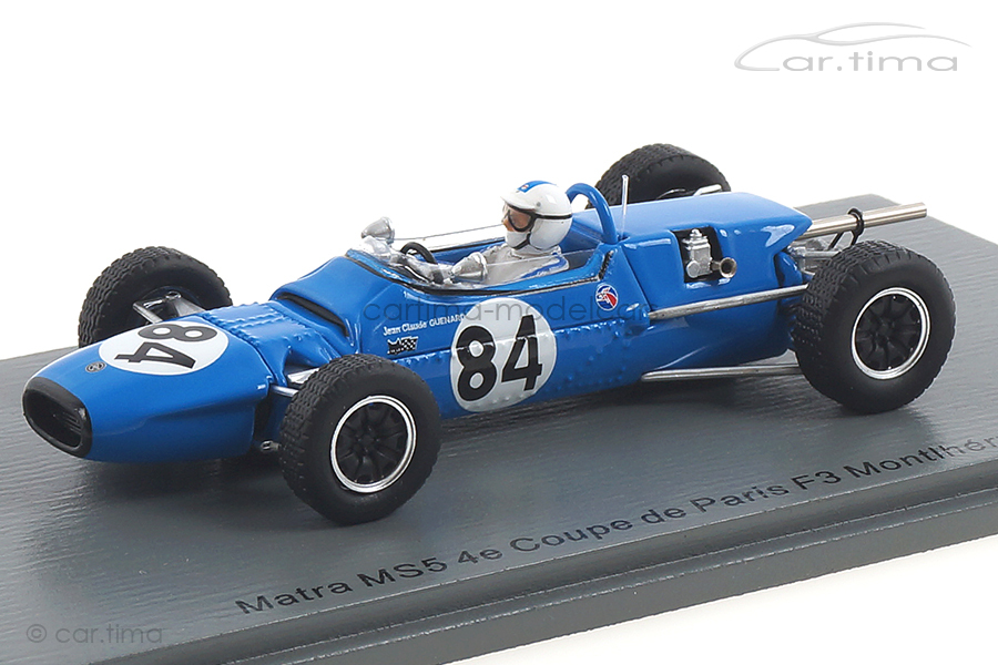 Matra MS5 Coupe de Paris F3 Montlhéry 1967 Jean-Claude Guénard Spark 1:43 SF189