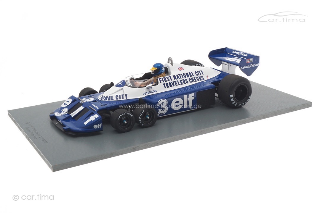 Tyrrell P34 GP Italien 1977 Ronnie Peterson Spark 1:18 18S573