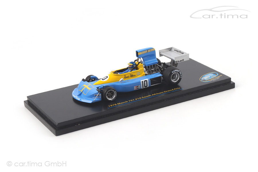 March 761 GP Südafrika 1976 Ronnie Peterson TSM 1:43 TSM124328